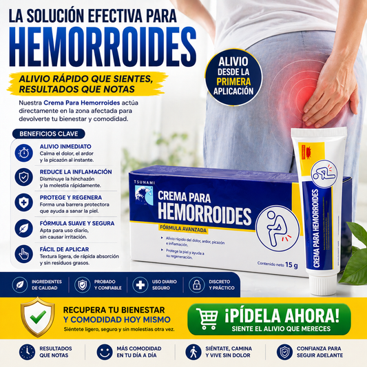 Crema Alivio Para Hemorroides