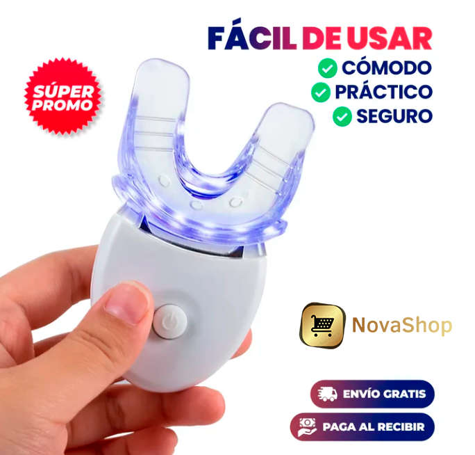 Kit Blanqueador Dental Pro de Rayos UV (Blanqueamiento en Casa)