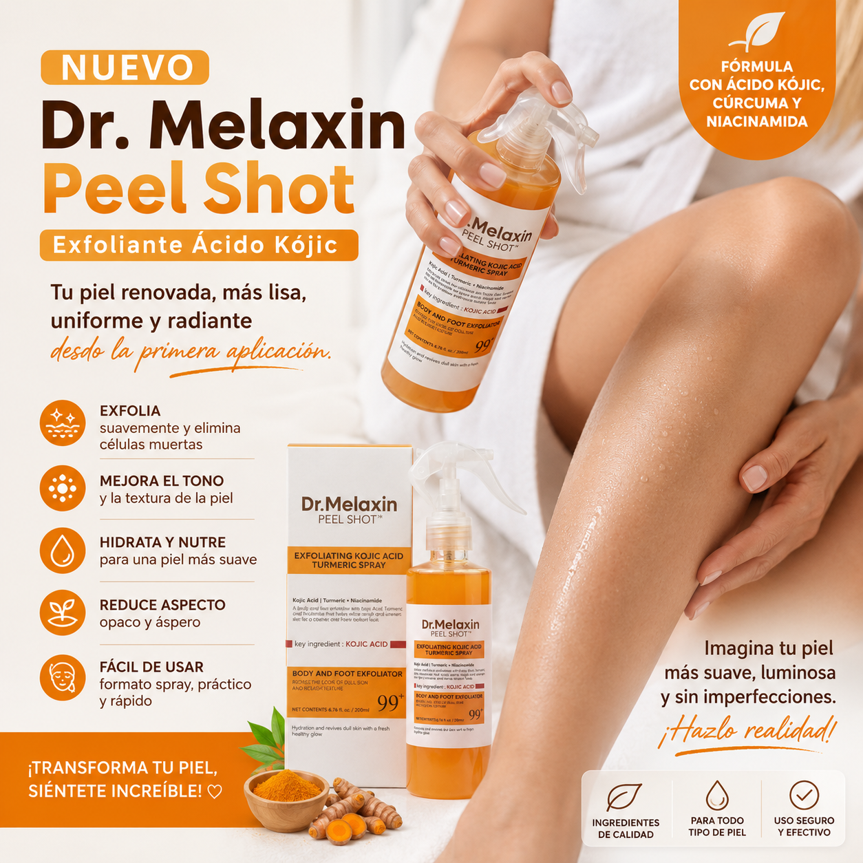 Dr. Melaxin Peel Shot Exfoliante Acido Kojic
