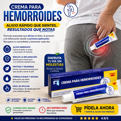 Crema Alivio Para Hemorroides