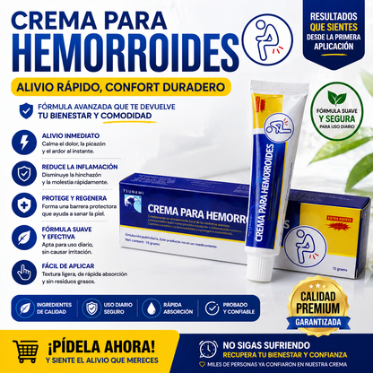 Crema Alivio Para Hemorroides