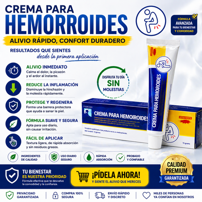 Crema Alivio Para Hemorroides