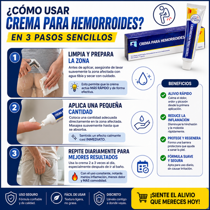 Crema Alivio Para Hemorroides