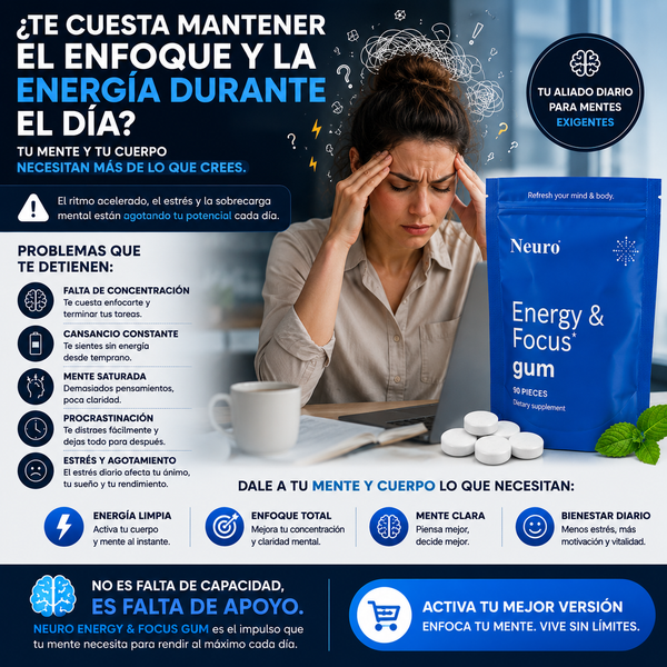 Neuro Energy Focus Gum Wintergreen