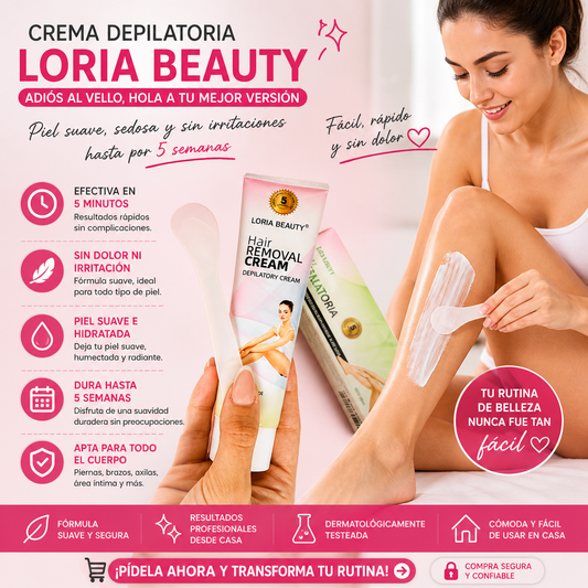 Crema Depilatoria Loria Beauty Hair Removal