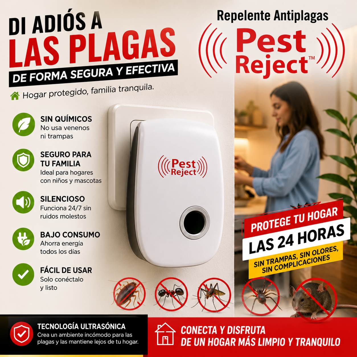 Repelente Antiplagas Pest Reject