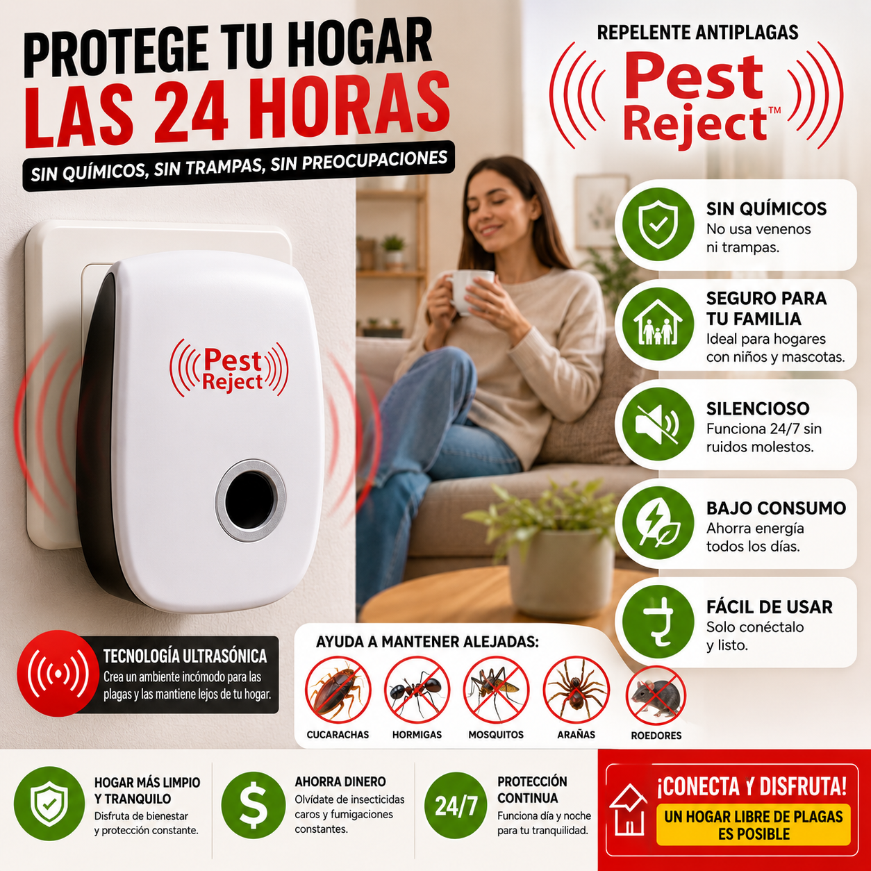 Repelente Antiplagas Pest Reject