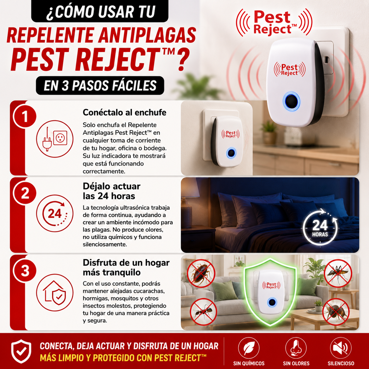 Repelente Antiplagas Pest Reject