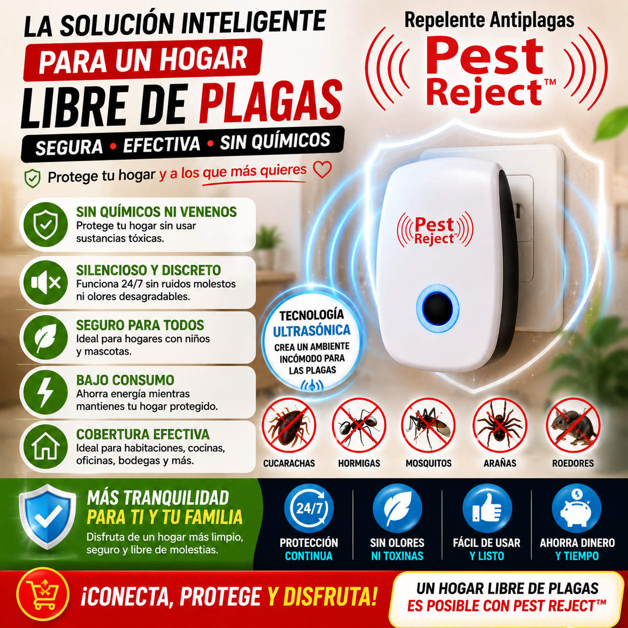 Repelente Antiplagas Pest Reject