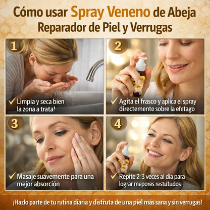 Spray Veneno de Abeja Reparador de Piel y Verrugas