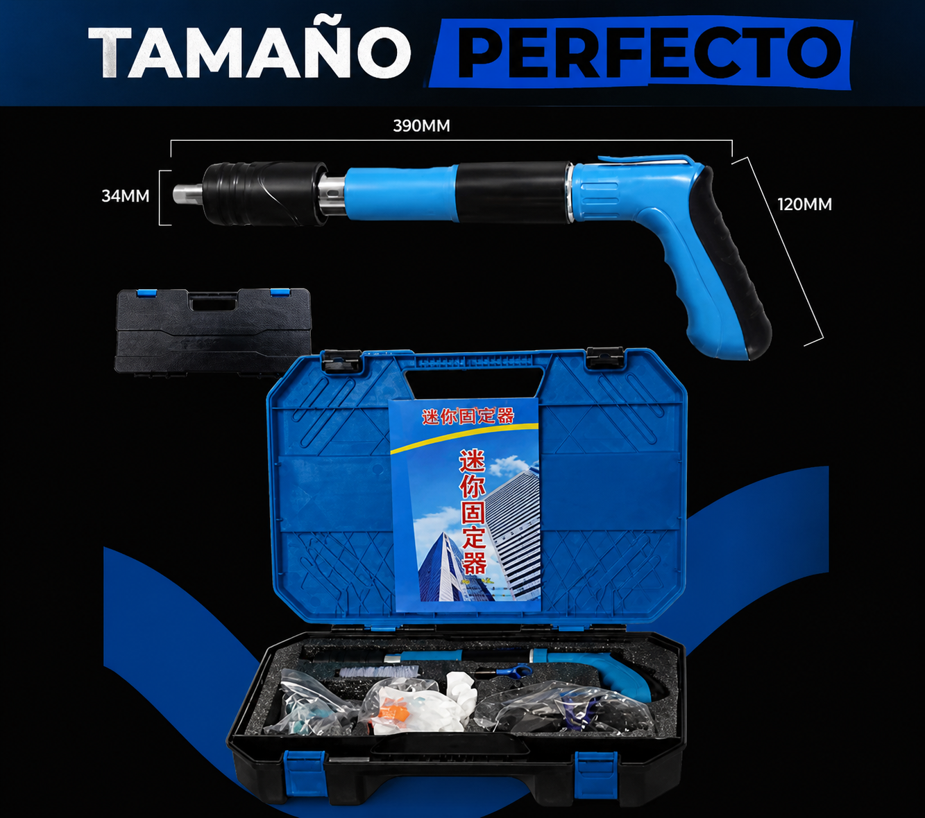 Pistola Remachadora de Clavos Profesional