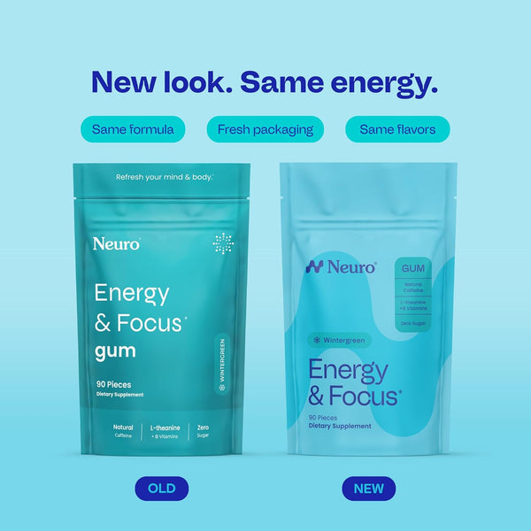 Neuro Energy Focus Gum Wintergreen