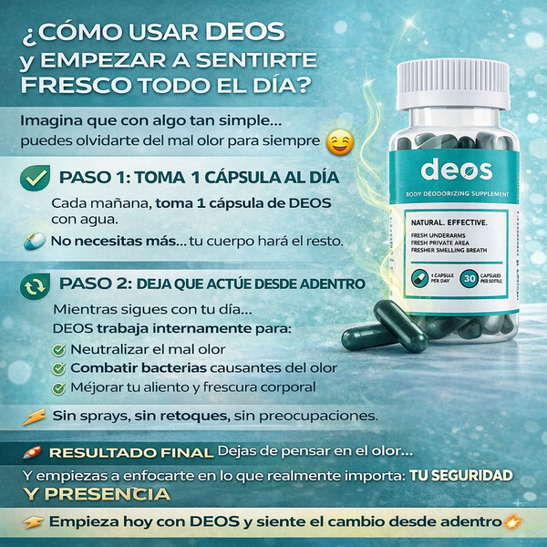 DEOS Frescura Interna Natural Confianza Diaria