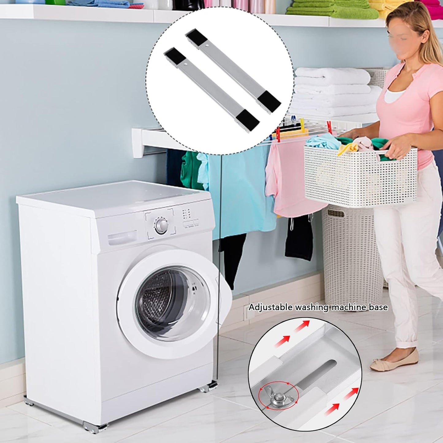 Base Móvil Extensible para Electrodomésticos